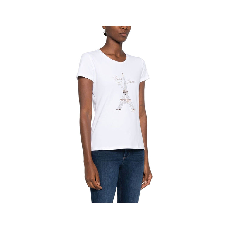 T-Shirt Donna con stampa Paris