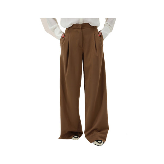 Pantalone Donna con pinces in vita