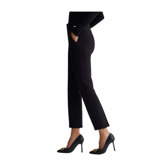 Pantaloni Donna Chino Nero laterale