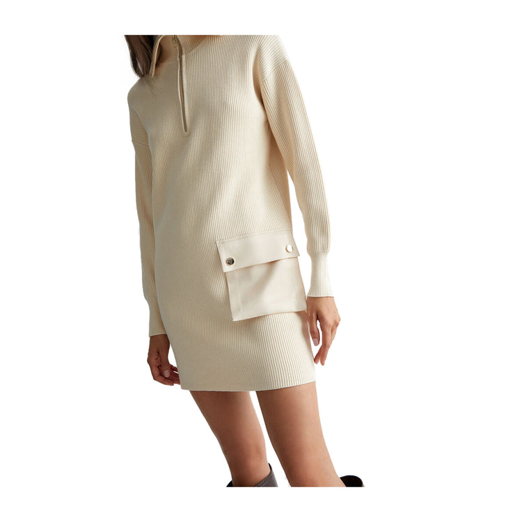 Abito Donna con scollo con mezza zip