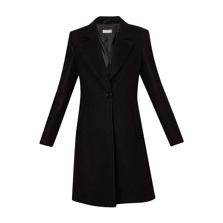 Cappotto Donna con tasche sui lati nero