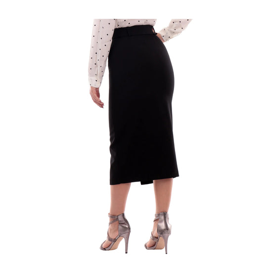 Gonna Lunga Donna con zip nera modella retro