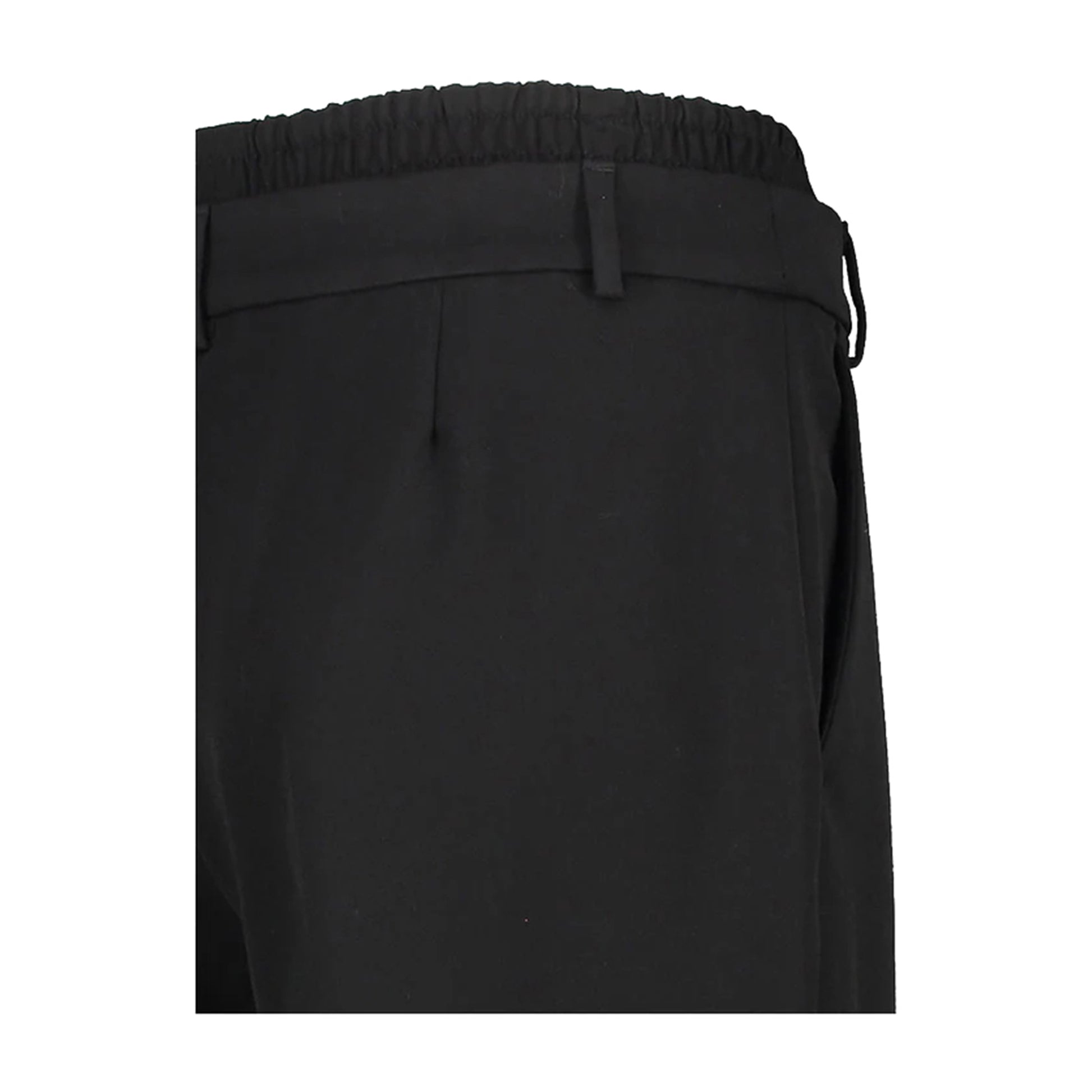 Pantaloni Donna Flare Nero con elastico dettaglio