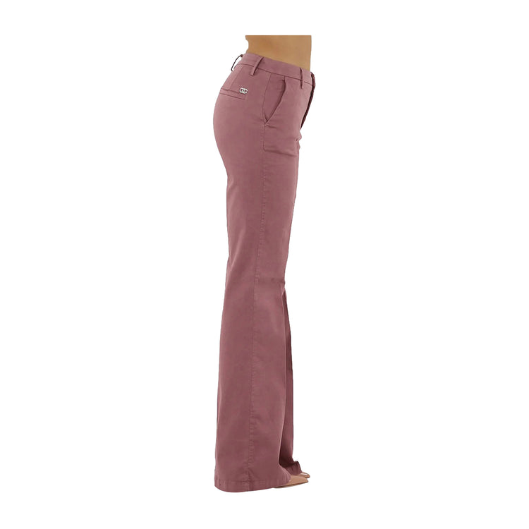 Pantaloni Donna modello Flare laterale