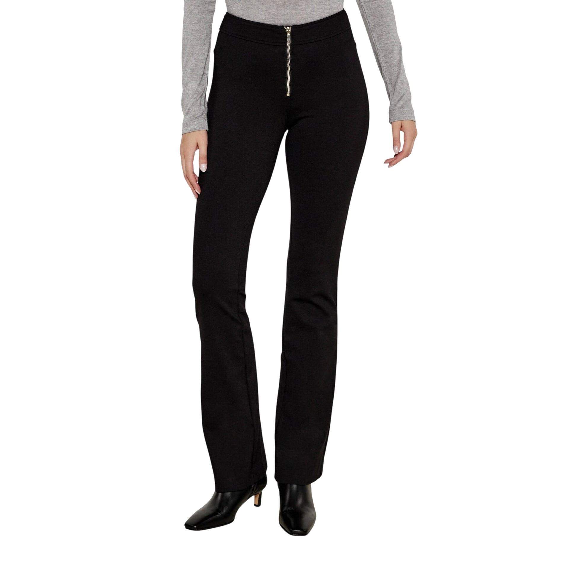 Pantaloni Donna Nero con zip