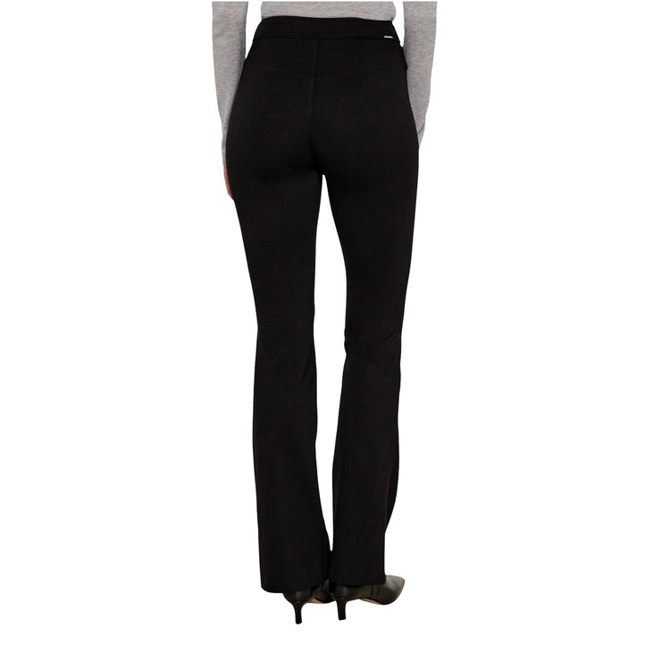 Pantaloni Donna Nero con zip retro