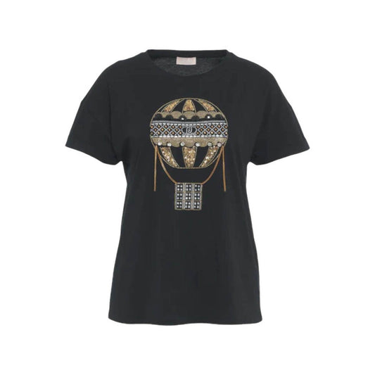 T-shirt Donna con decorazione mongolfiera