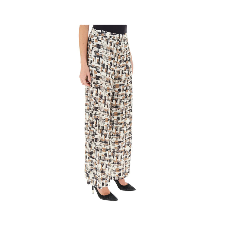 Pantalone Donna con fantasia astratta