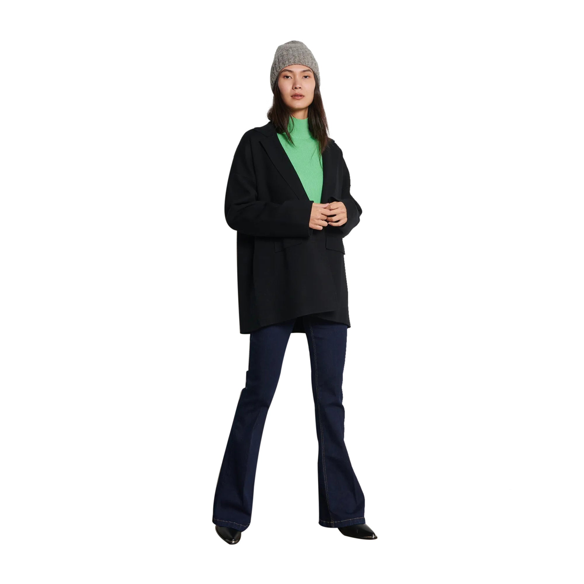 Black straight women's blazer jacket - Liu Jo | Martini 900