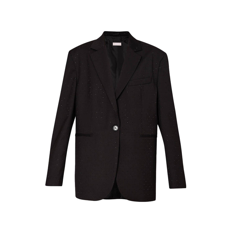 Blazer Donna in Twill Nero