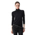 Maglia Donna con profili lurex nero modella frontale