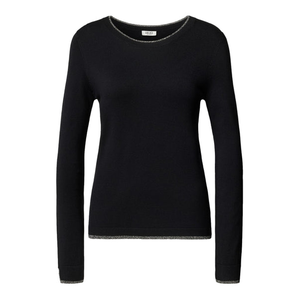 Maglia Donna in nero con dettagli in lurex