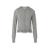Cardigan Donna con dettaglio lingerie Grigio
