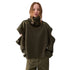 Dolcevita Donna con cut out Verde modella frontale