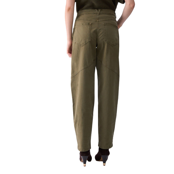 Pantalone baggy Donna con tasche modella retro