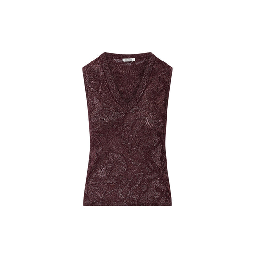 Top Donna in maglia lamé