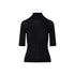 Maglia Donna con manica 3/4 e strass Nero