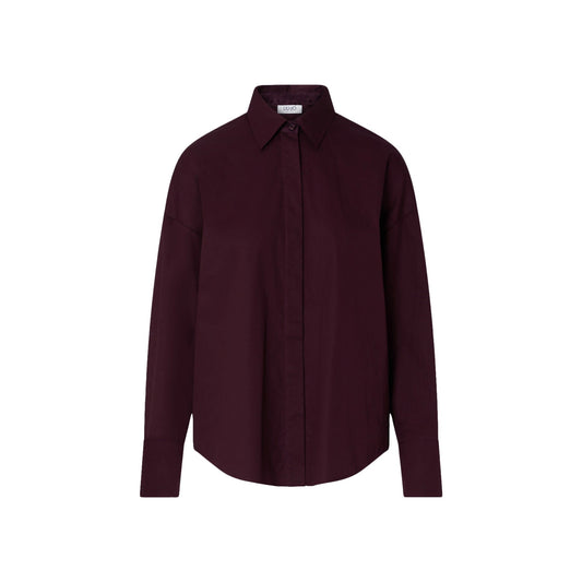 Camicia Donna con inserto jacquard sul retro