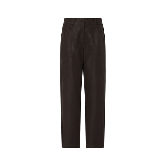 Pantalone baggy Donna in tessuto spalmato