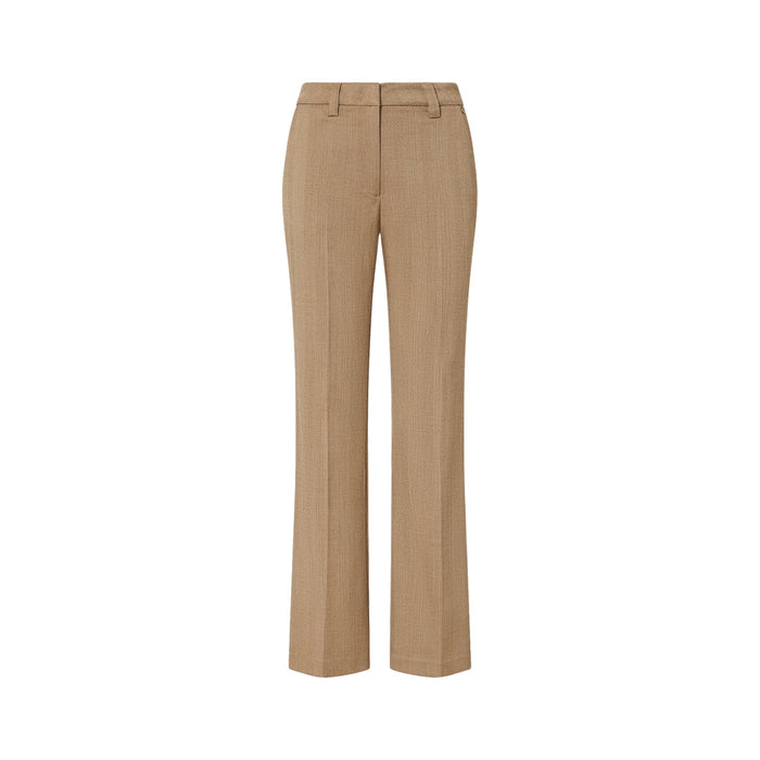 Pantalone elegante Donna a gamba straight beige
