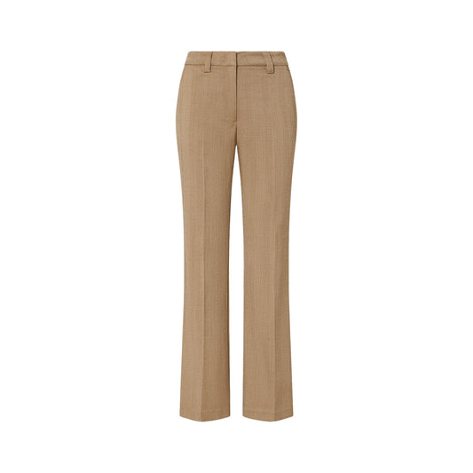 Pantalone elegante Donna a gamba straight beige