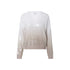 Maglia Donna con paillettes degradé beige