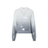 Maglia Donna con paillettes degradé grigio