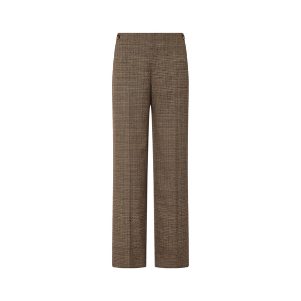 Pantalone Donna straight tartan classico
