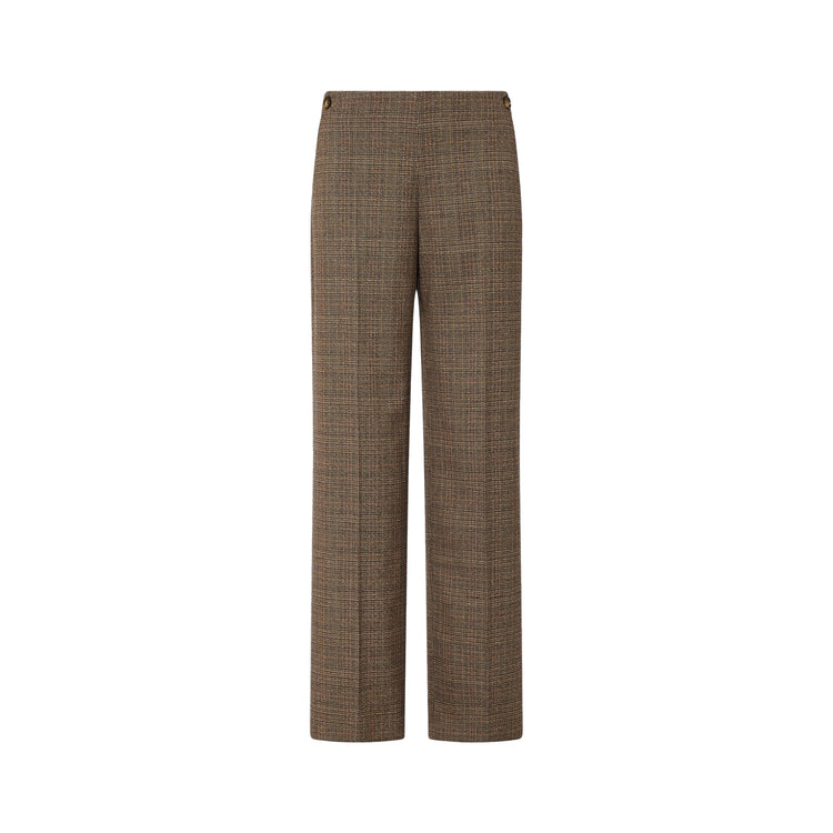 Pantalone Donna straight tartan classico