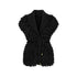 Cardigan Donna con laccio in vita Nero