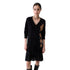 Abito Donna con intarsio geometrico Argyle modella frontale
