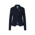 Giacca Donna con maniche in maglia Blu scuro