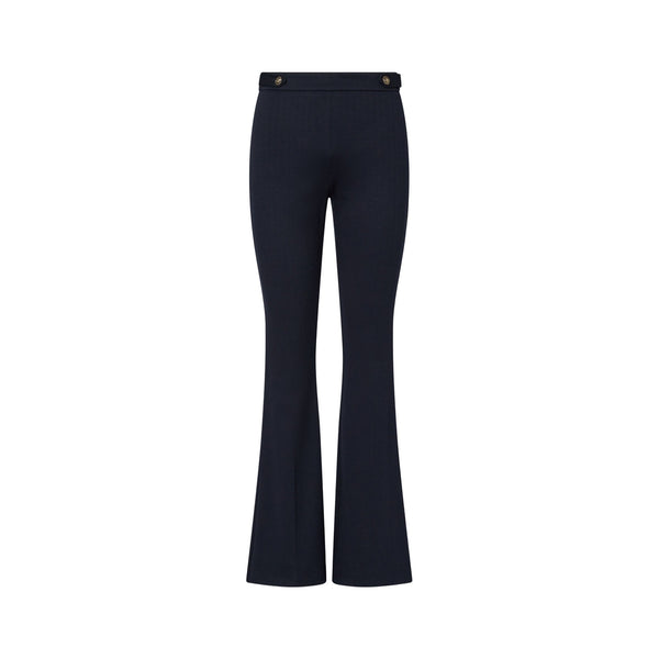 Pantalone flare Donna in punto Milano blu scuro