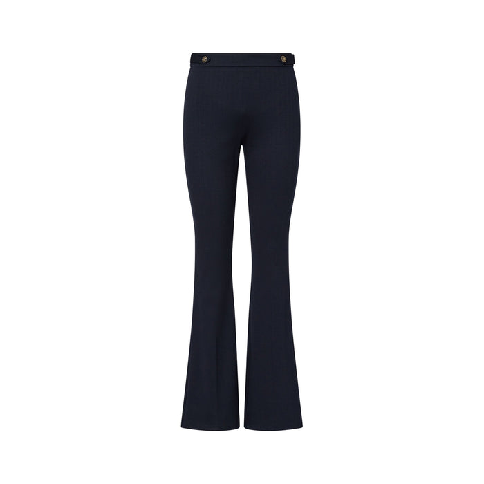 Pantalone flare Donna in punto Milano blu scuro