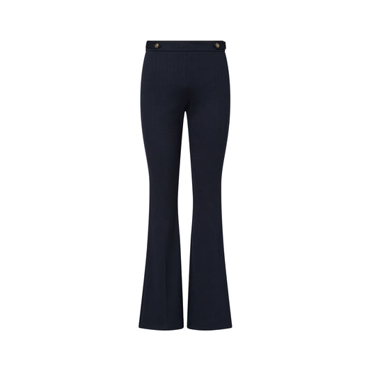 Pantalone flare Donna in punto Milano blu scuro