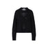 Maglione nero Donna con lavorazione traforata