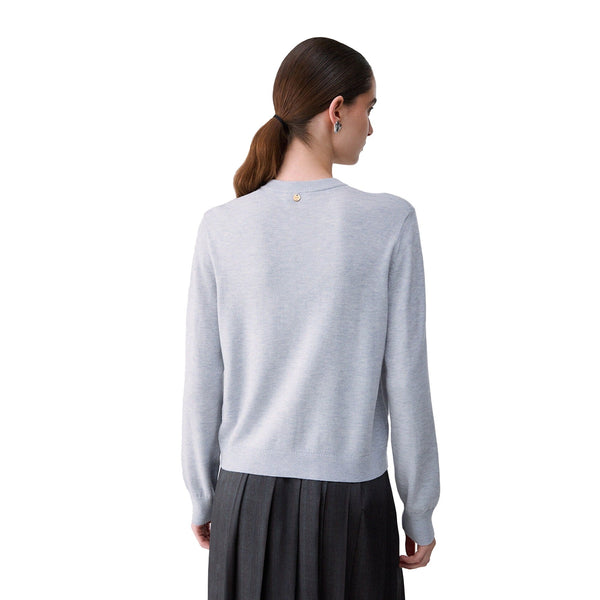 Cardigan Donna in misto lana, con motivo Argyle