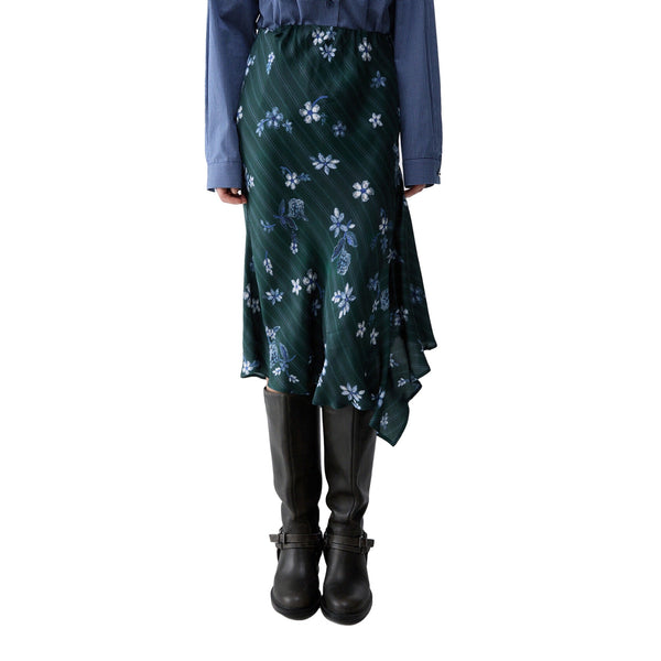 Gonna midi Donna con drappeggio