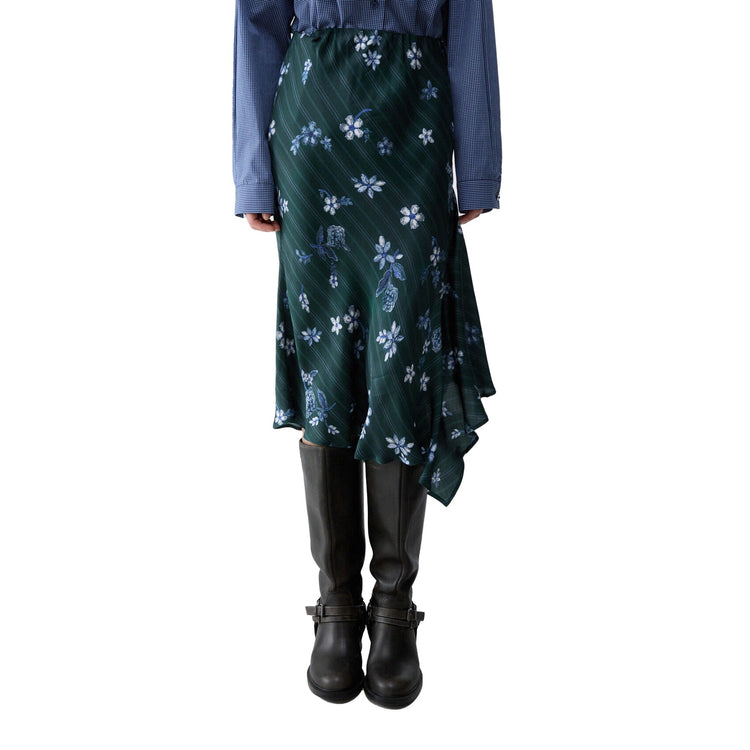 Gonna midi Donna con drappeggio