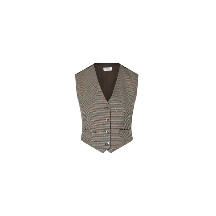 Gilet Donna in pied de poule