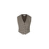 Gilet Donna in pied de poule