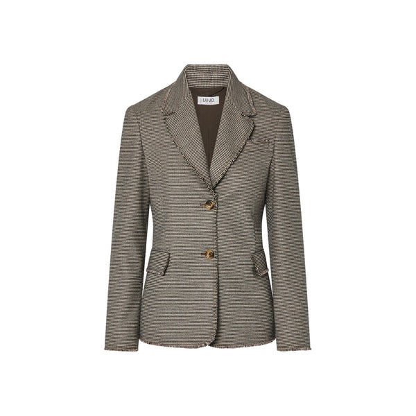 Blazer Donna in pied de poule