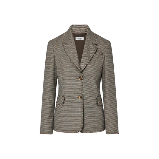 Blazer Donna in pied de poule