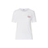 T-shirt bianca Donna con mini ricamo lettering