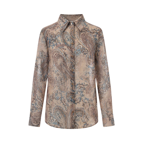 Camicia Donna con stampa all over