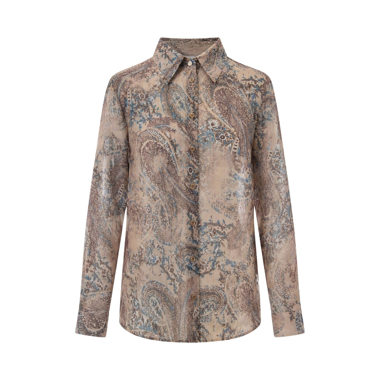 Camicia Donna con stampa all over