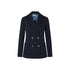 Giacca Donna doppiopetto con bottoni decorativi Blu