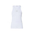 xCanotta bianca Donna con logo triplo