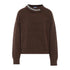 Maglione Donna con applicazione gioiello, colore marrone
