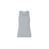 Top grigio Donna con gioielli su scollo